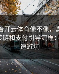 别只盯着开云体育像不像，真正要看的是跳转链和支付引导流程：1分钟快速避坑