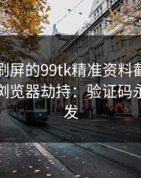 朋友圈刷屏的99tk精准资料截图，可能暗藏浏览器劫持：验证码永远别外发